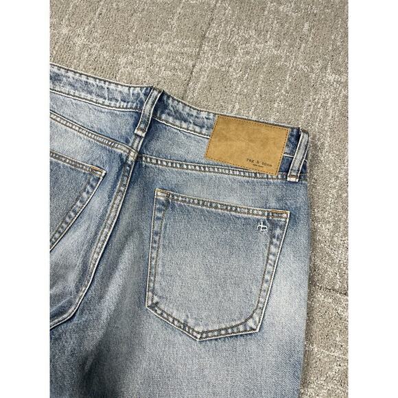 Rag & Bone Rosa Mid Rise Boyfriend Distressed Boho Jean Womens 26 - Picture 8 of 8